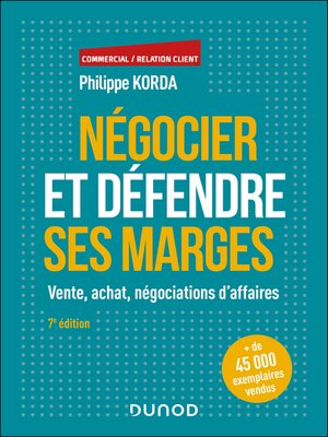 cover image of Négocier et défendre ses marges